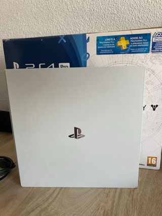 PS4 Pro 1TB Blanca + Caja Original Destiny