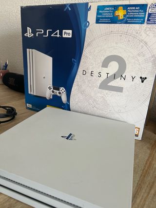 PS4 Pro 1TB Blanca + Caja Original Destiny