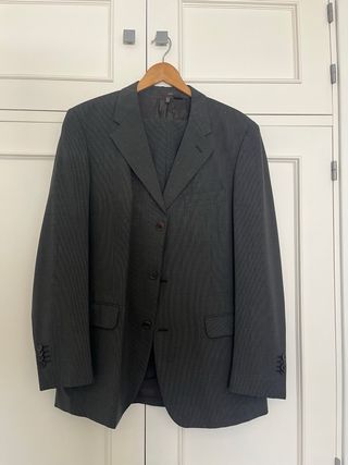 Traje ZARA MAN Talla 52 Chaqueta Gris