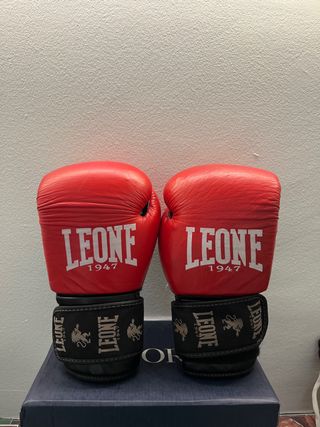 Guantes de Boxeo Leone 1947 Rojos
