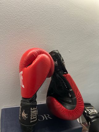 Guantes de Boxeo Leone 1947 Rojos