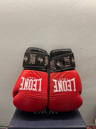 Guantes de Boxeo Leone 1947 Rojos