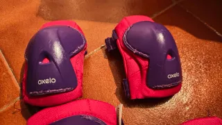 Protecciones Oxelo para patinar (rodilleras)