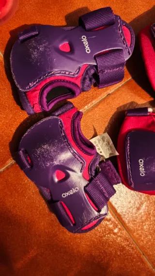 Protecciones Oxelo para patinar (rodilleras)