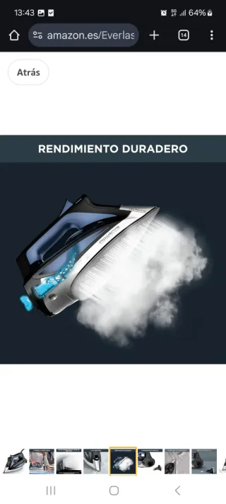 Rowenta Everlast Plancha Vapor 2700W
