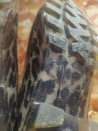 Botas de agua animal print talla 38