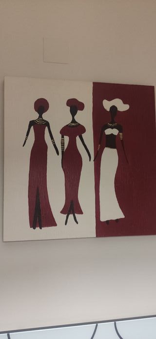 Cuadro Decorativo + Lámpara + Cortinas