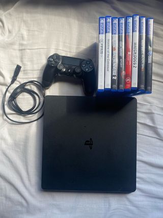 PS4 Slim 1TB + 7 Juegos + Mando