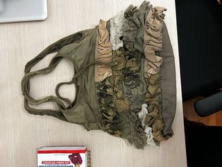 Borsa Camomilla mimetica con frange