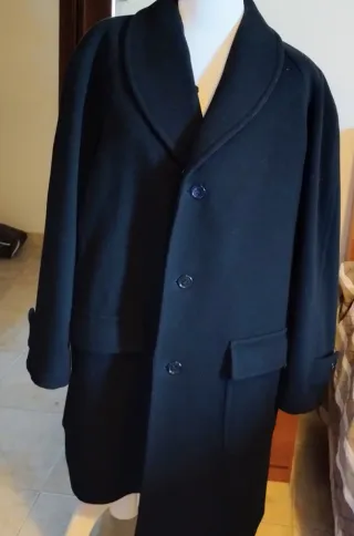 Cappotto uomo nero
