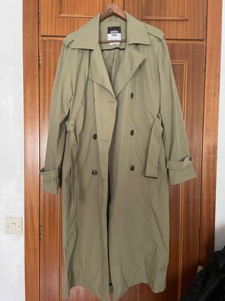 Gabardina America Today Verde Oliva/Beige Talla M