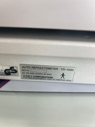 Autorefractómetro Tomey