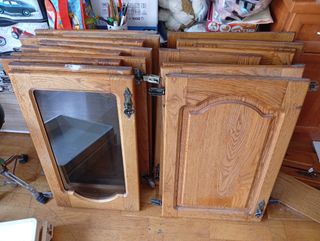 Puertas de armario de cocina de madera