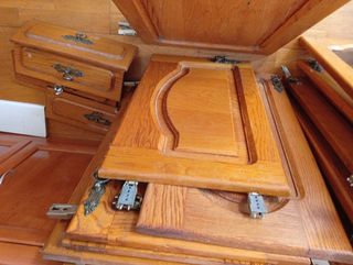 Puertas de armario de cocina de madera