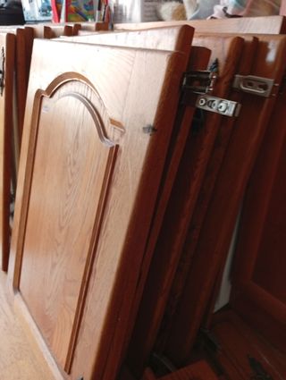 Puertas de armario de cocina de madera
