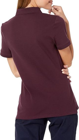 Polo Amazon Essentials Manga Corta XL Burdeos