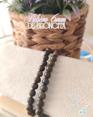 Pulsera Broncita 6mm