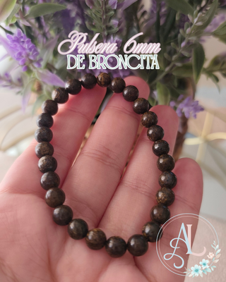 Pulsera Broncita 6mm