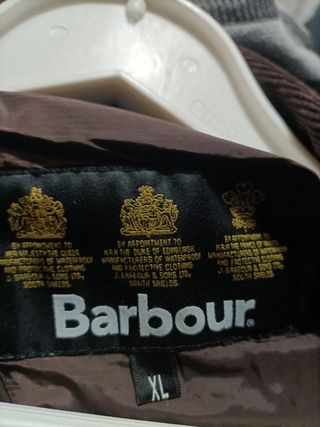 Chaqueta Barbour acolchada marrón XL