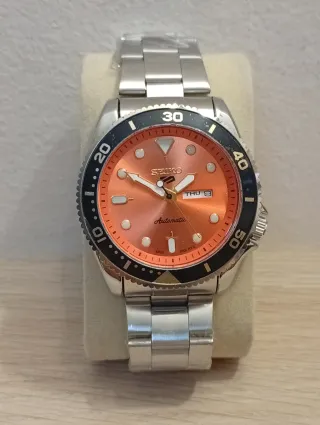 Reloj Seiko 5 Mod Naranja