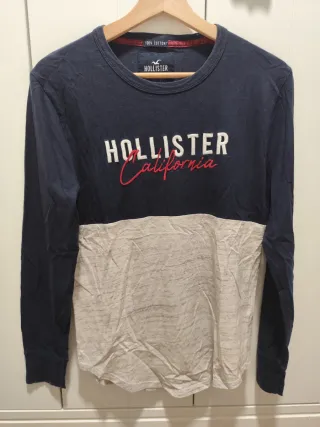 Camiseta Hollister Manga Larga