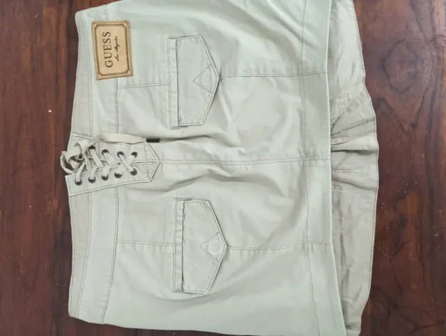 Minifalda Guess Beige con Cordones