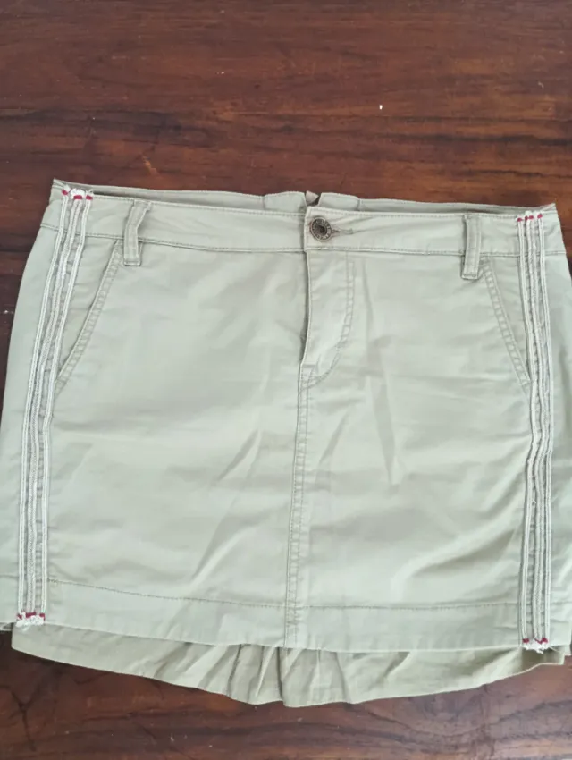 Minifalda Guess Beige con Cordones