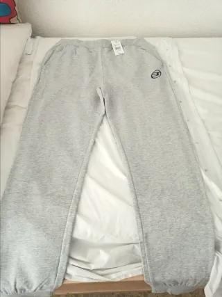 Pantalón Chándal Bullpadel Gris Talla L