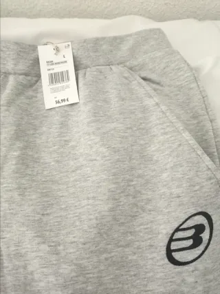Pantalón Chándal Bullpadel Gris Talla L