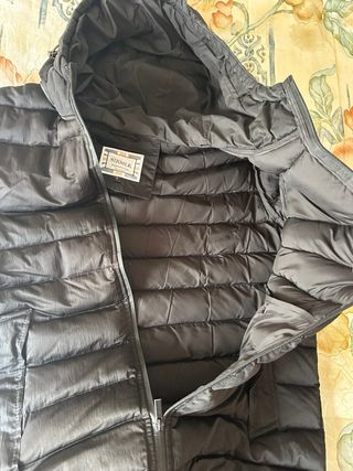 Cazadora Silksilk Negra con Capucha