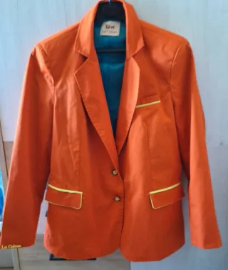 Americana La Calesa Talla XL Naranja