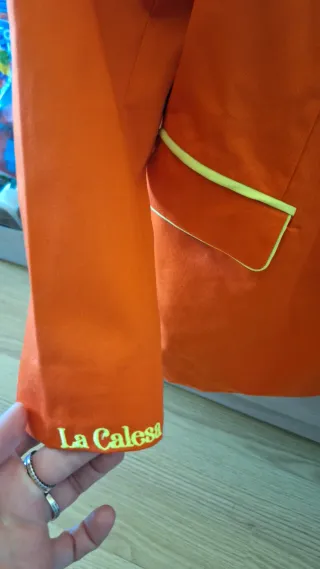 Americana La Calesa Talla XL Naranja