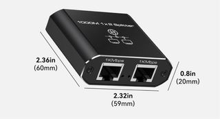 Divisor Ethernet 1000M 1x2
