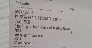 Pulsera Pandora Minnie Mouse