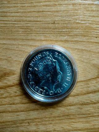 Moneda Plata Great Britain 2019