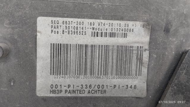 Paragolpes Trasero Opel Astra H GTC Rojo 2004-2008