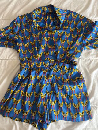 Camisa y pantalón Verano Mujer Estampado Loros
