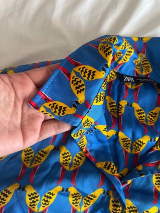 Camisa y pantalón Verano Mujer Estampado Loros