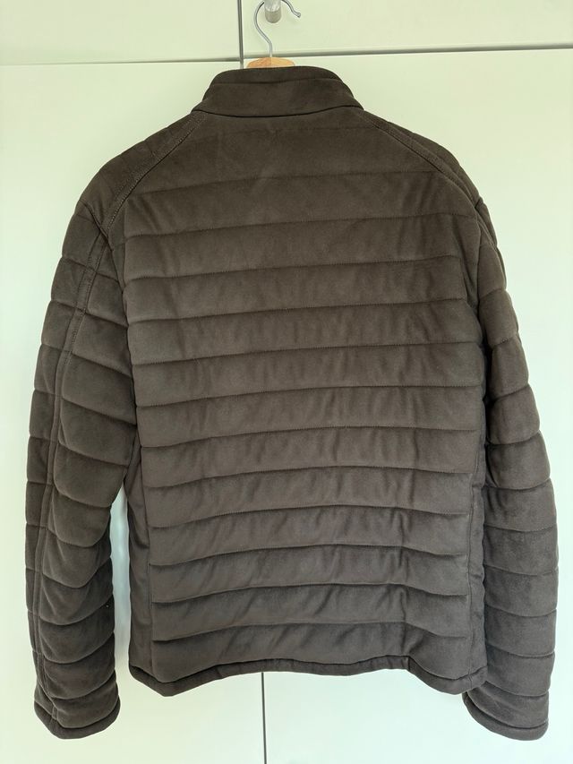 Cazadora acolchada Zara Marrón Talla M