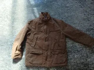 Giubbotto uomo marrone taglia L