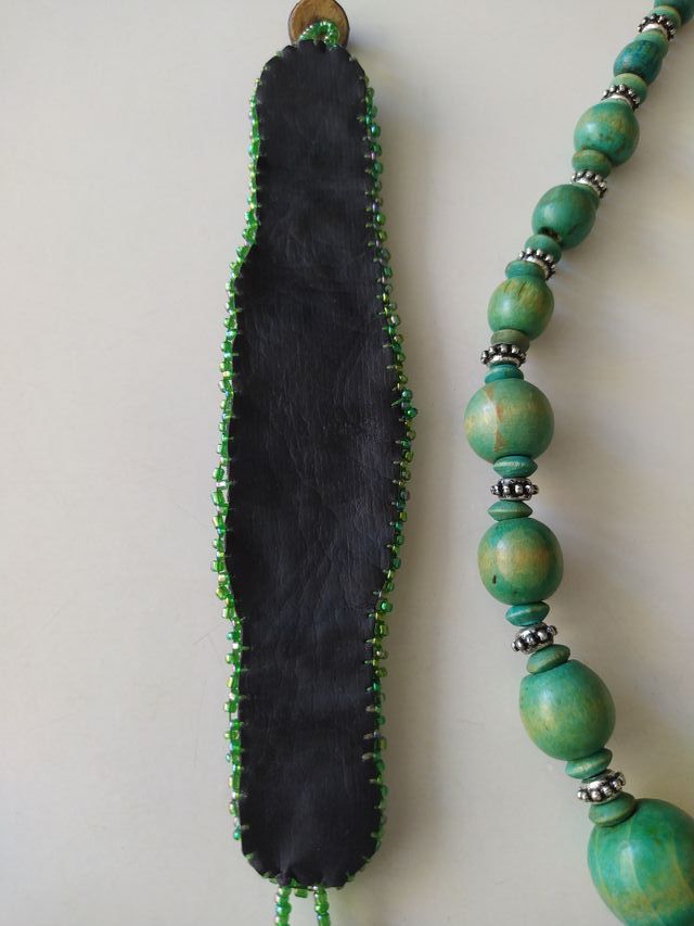 Pulsera y Collar en tonos Verde