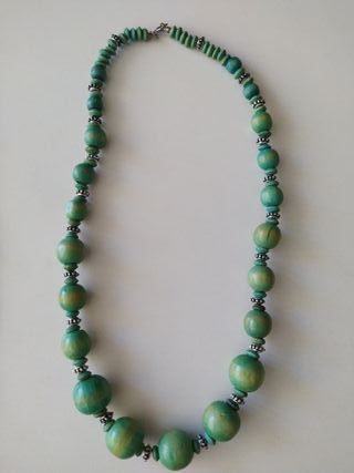 Pulsera y Collar en tonos Verde