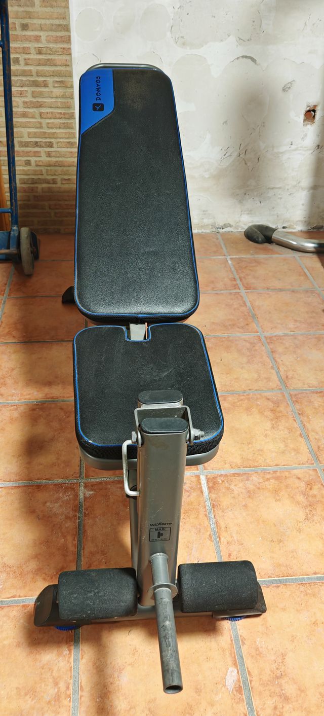 Banco de pesas y abdominales Domios Decathlon