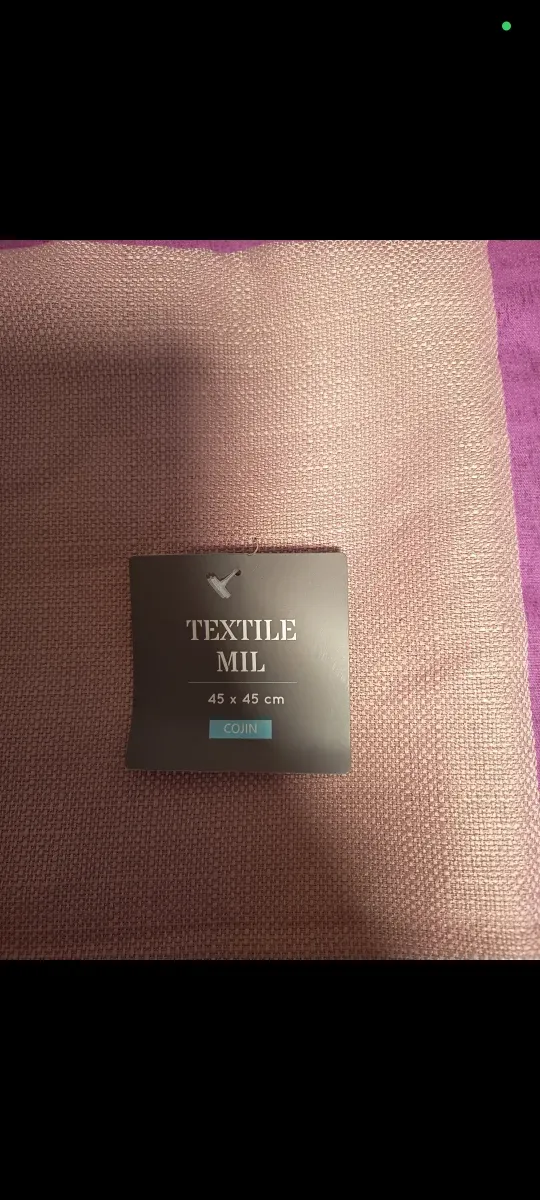 Funda de cojín rosa 45x45 cm