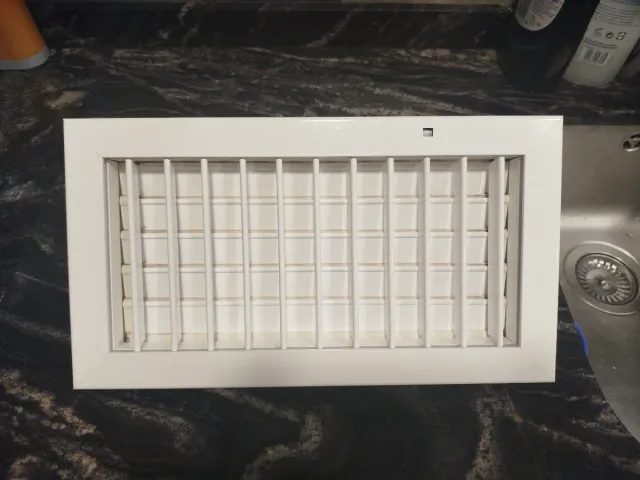 Rejilla de ventilación blanca