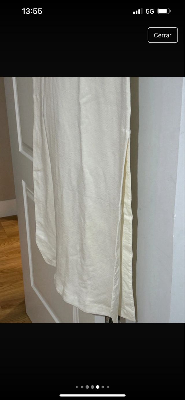 Vestido túnica Massimo Dutti Beige