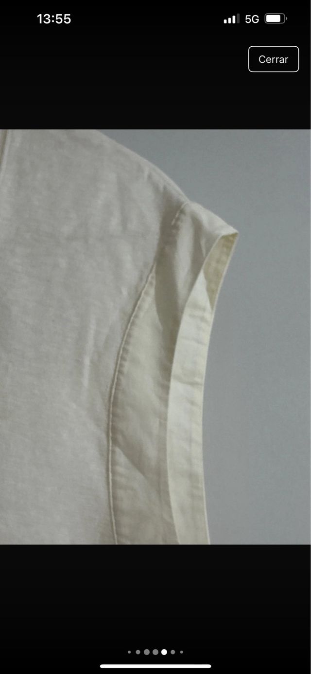 Vestido túnica Massimo Dutti Beige