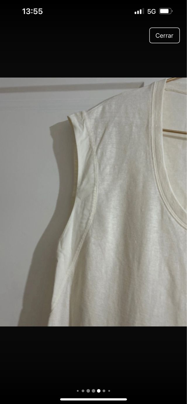 Vestido túnica Massimo Dutti Beige