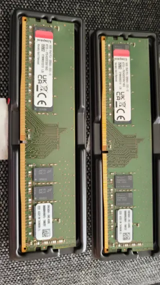 2x 16GB DDR4 UDIMM ECC RAM Kingston