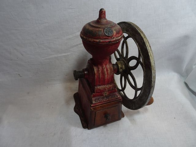 Molinillo Café Antiguo JMF Rojo